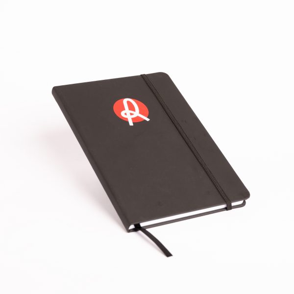 Quaderno a righe A5 nero