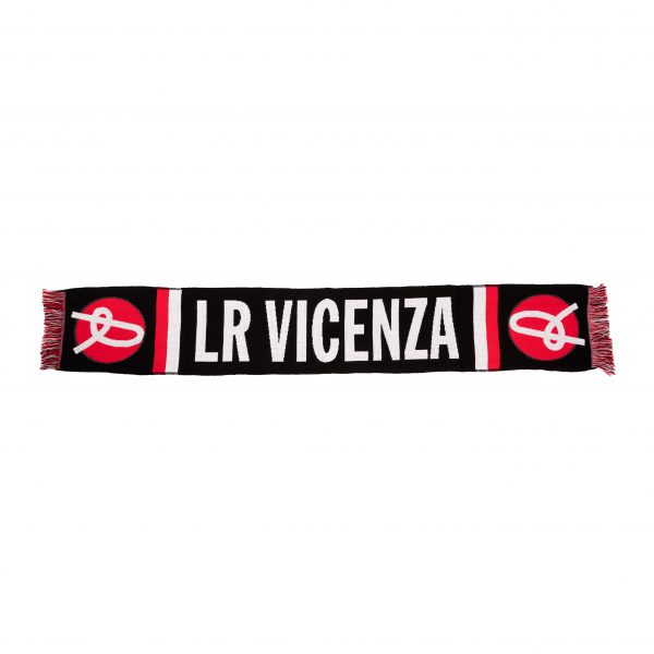 Sciarpa Jacquard rossa e nera L.R. Vicenza