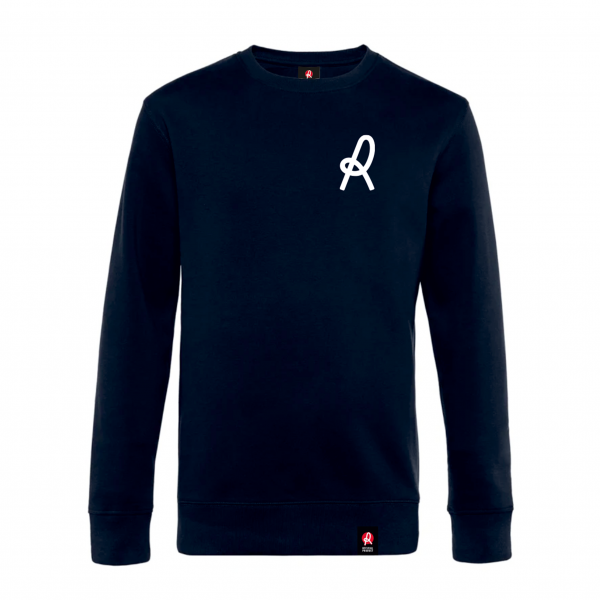 FELPA GIROCOLLO LR ESSENTIAL BLUE NAVY