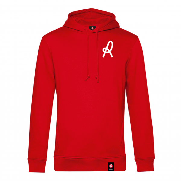 FELPA HOODIE LR ESSENTIAL ROSSA - immagine 3