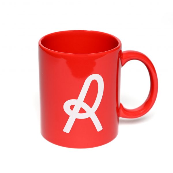 Tazza rossa logo bianco L.R. Vicenza