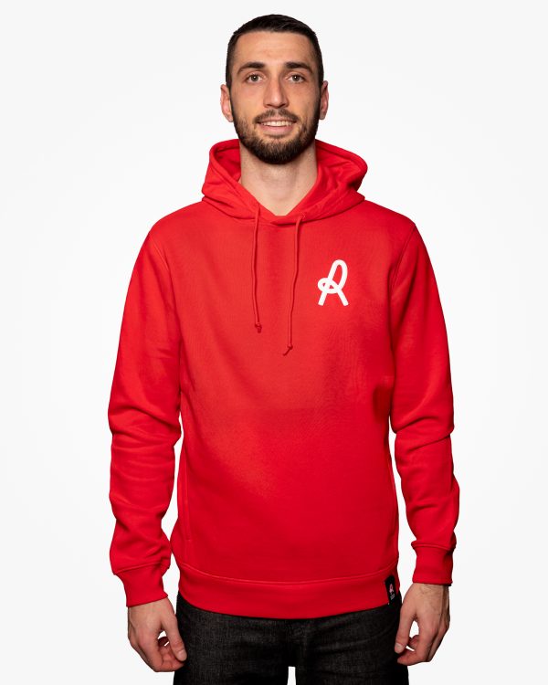 FELPA HOODIE LR ESSENTIAL ROSSA