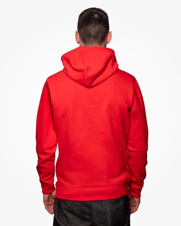 FELPA HOODIE LR ESSENTIAL ROSSA - immagine 2