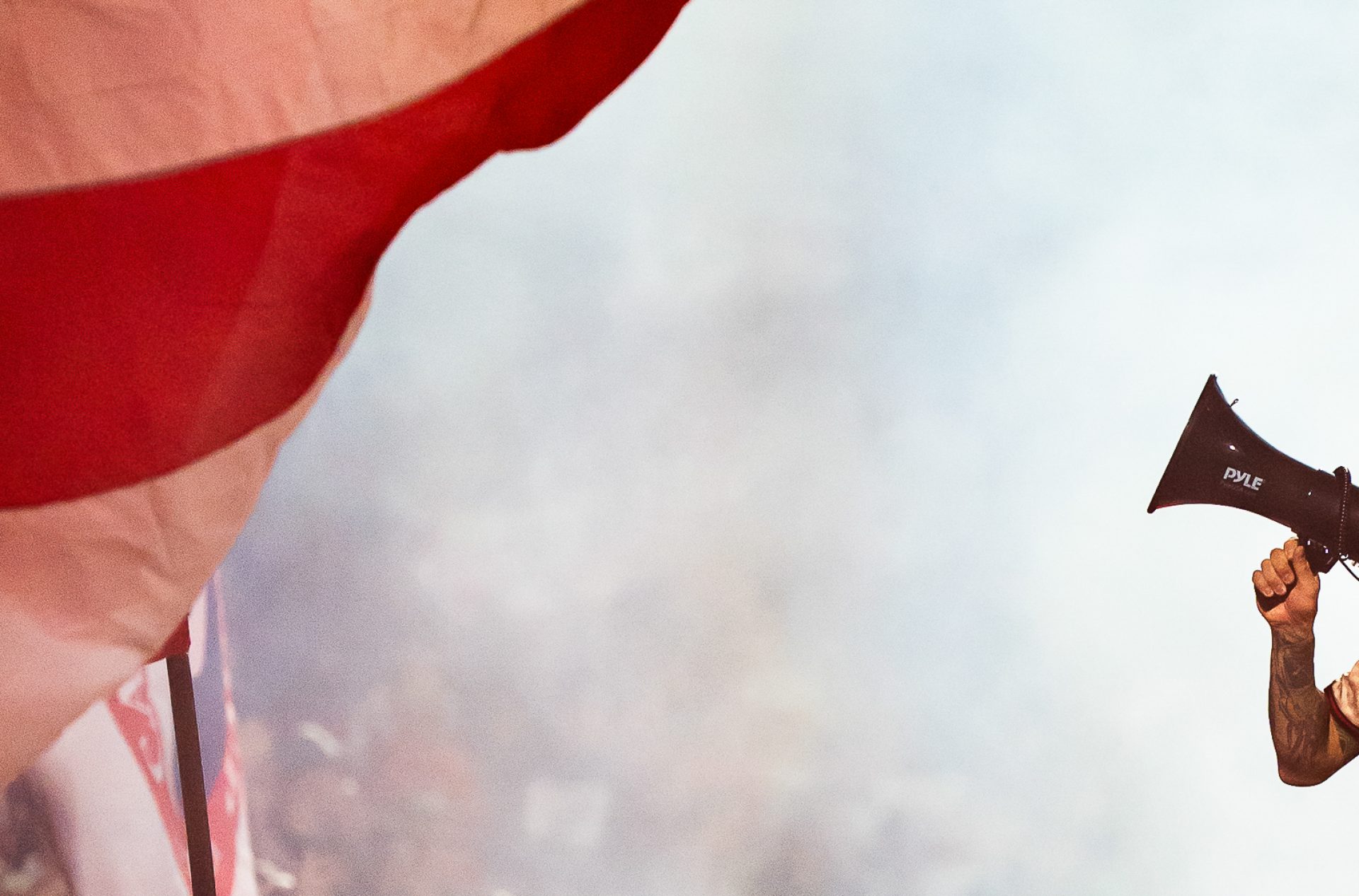 curva banner